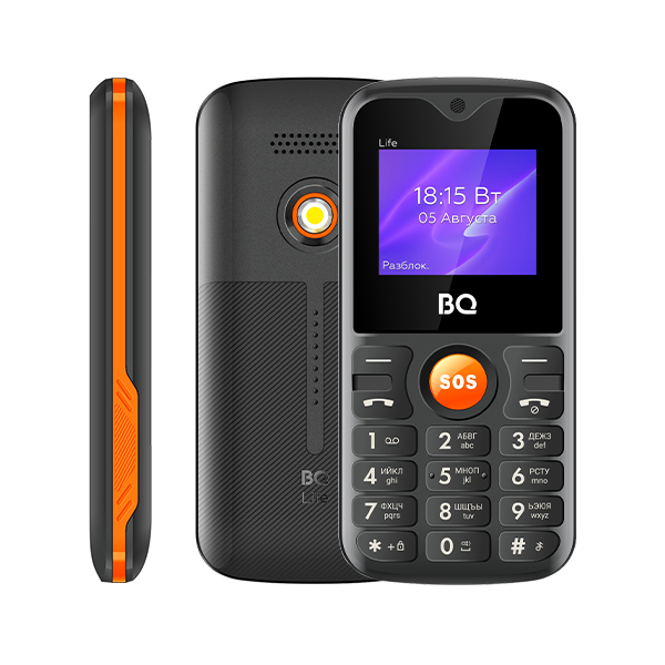 Мобильный телефон BQ 1853 Life Black+Orange (1/40)