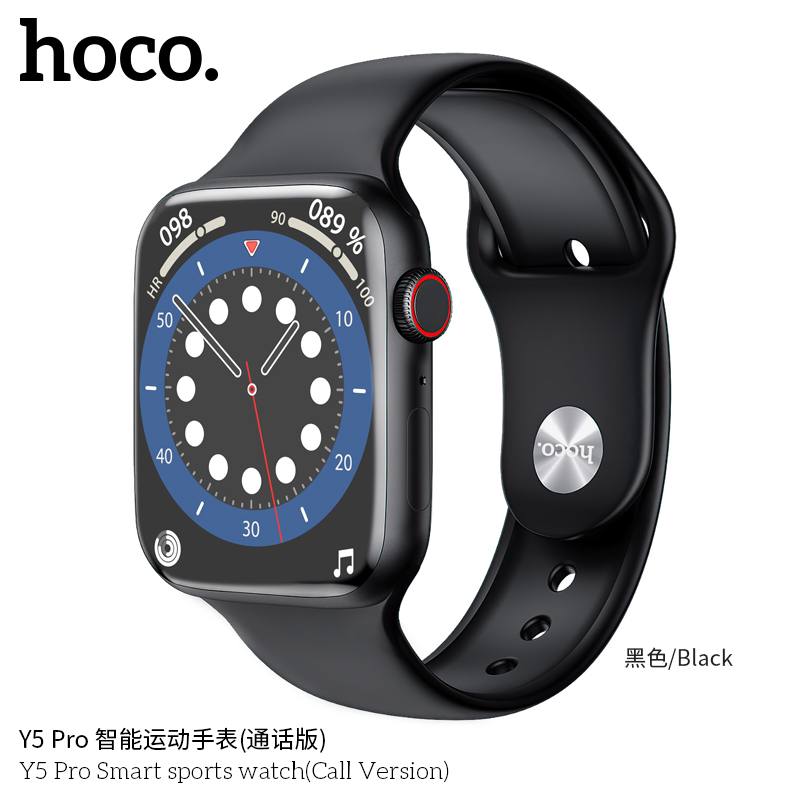 Смарт- часы HOCO Y5 Pro, пластик, 1.85, bluetooth 5.0, IP68, 240mAh, цвет: чёрный  (1/50)