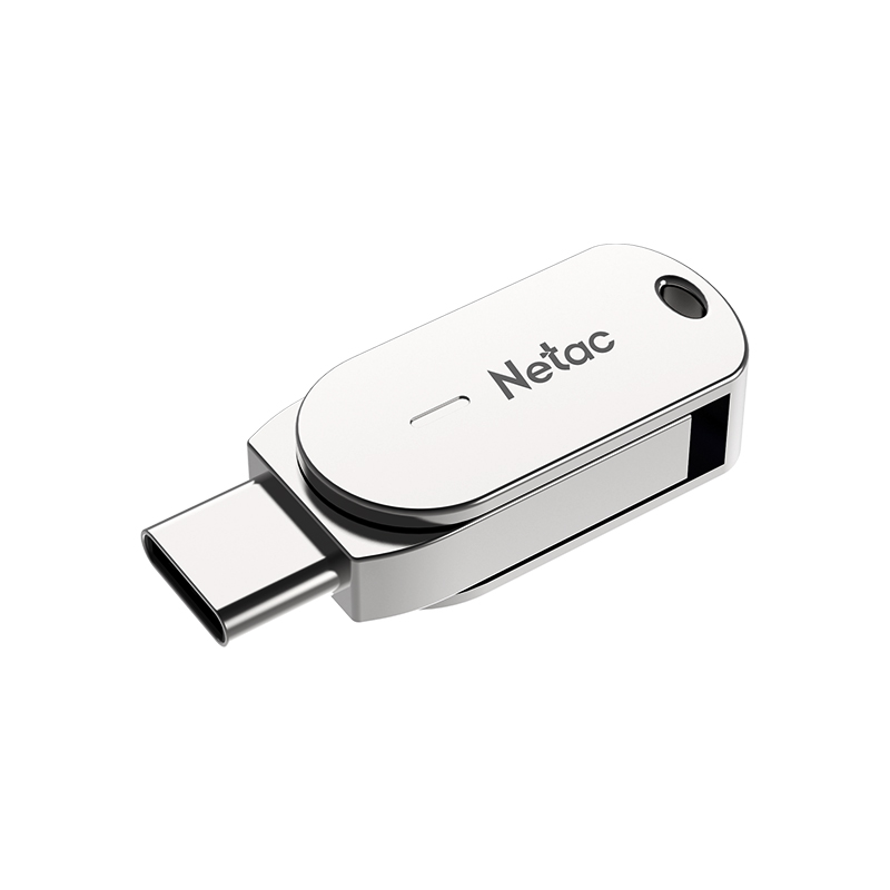 USB 3.0  64GB  Netac  U785C Dual  серебро  (USB 3.0/3.1 + Type C)