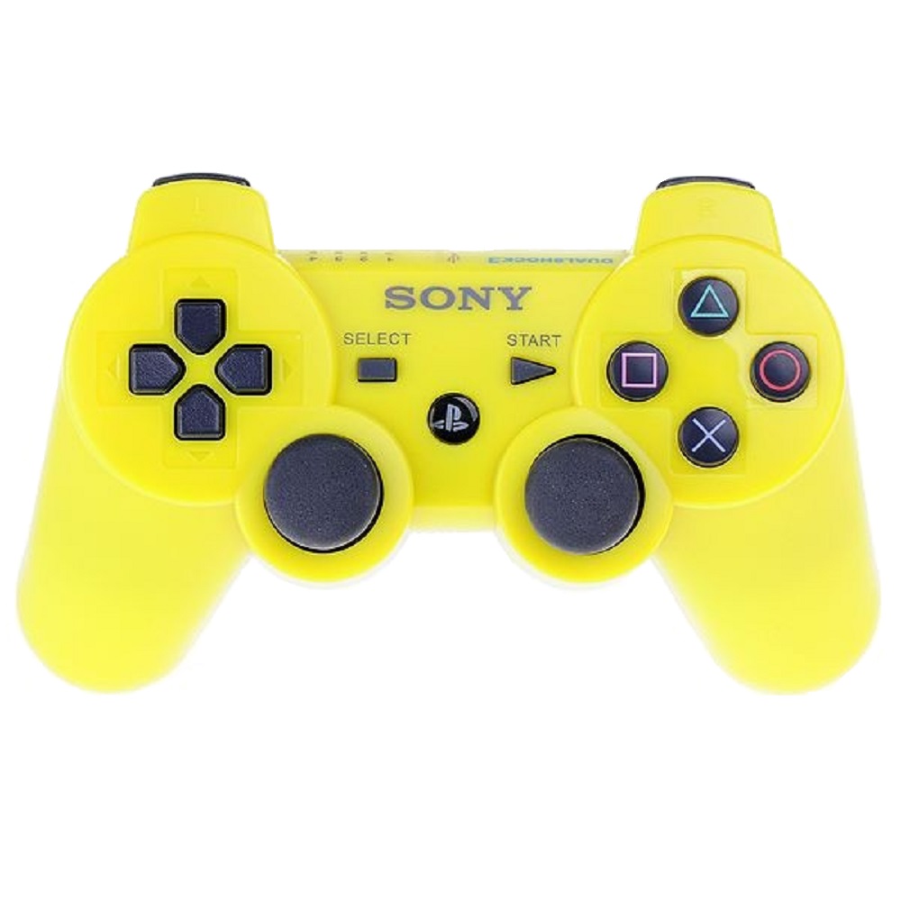 Джойстик PS3 Dual Shock жёлтый