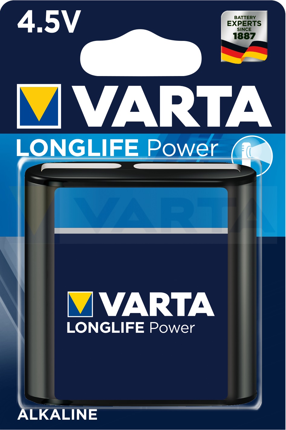 Элемент питания VARTA 3LR12 LONGLIFE POWER  (1 бл)  (1/10/100)