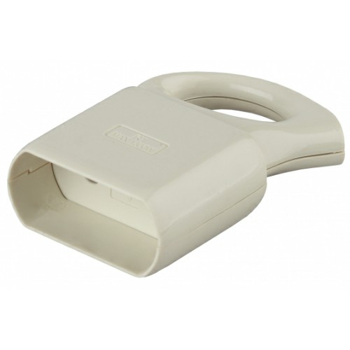 Розетка ЭРА кабельная б/з 6A с кольцом непрямой ввод белая (1/10/200/6000) R1