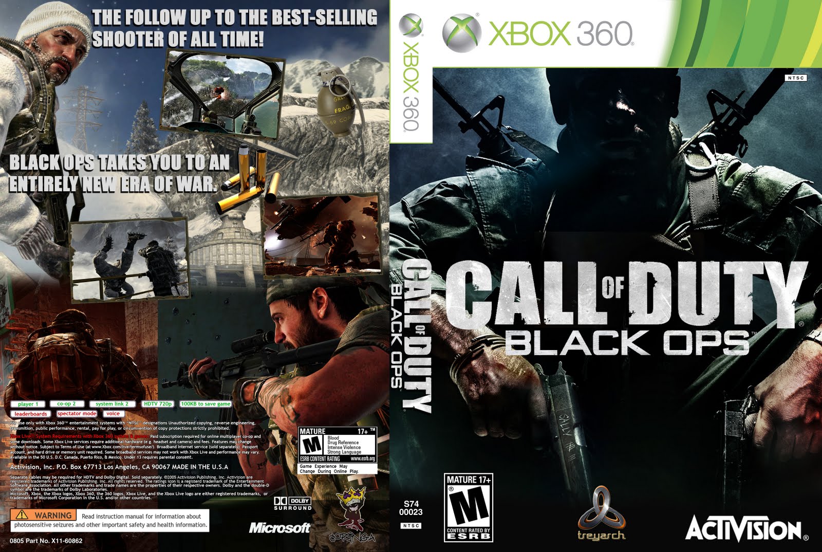 Call of Duty: Black Ops [Xbox 360, английская версия]