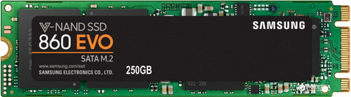 Внутренний SSD  Samsung   250GB  860 Evo, SATA-III, R/W -550/520 MB/s, (M.2),2280, Samsung MJX, V-NA