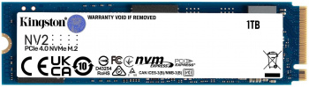 Внутренний SSD  Kingston   1TB  NV2 PCIe x4, R/W - 3000/1300 MB/s, (M.2), 2280, QLC (Quad-Level Cell