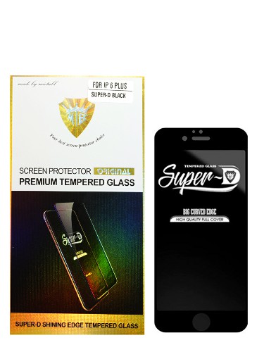 Защитное стекло Mietubl для Apple iPhone  6/6S Plus (5.5), Full Screen, 0.33 мм, Super-D, глянц, пол