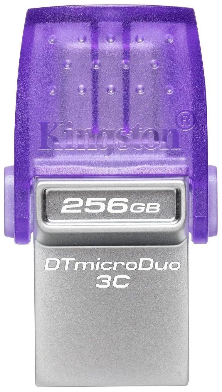 USB 3.2  256GB  Kingston  DataTraveler microDuo 3C  (USB 3.0/3.2 + Type C)