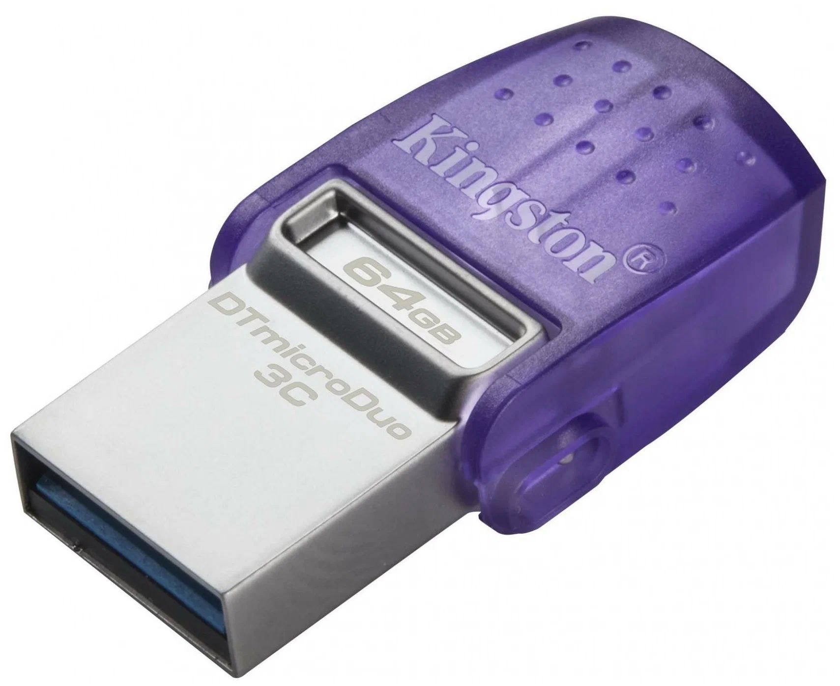 USB 3.2  64GB  Kingston  DataTraveler microDuo 3C  (USB 3.0/3.2 + Type C)