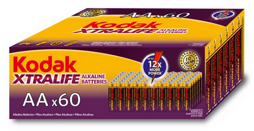 Элемент питания KODAK XTRALIFE  LR6  60BOX   [KAA-60] (60/720/20160)