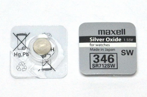 Элемент питания MAXELL  SR 712 SW (346)   (10/100)