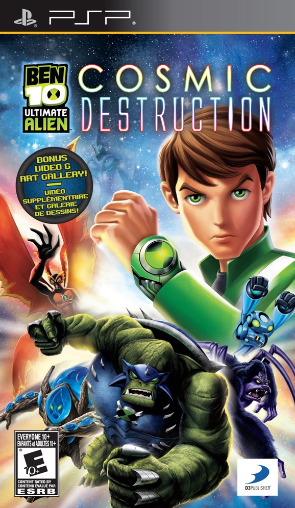 Ben 10: Ultimate Alien Cosmic Destruction [PSP, английская версия]