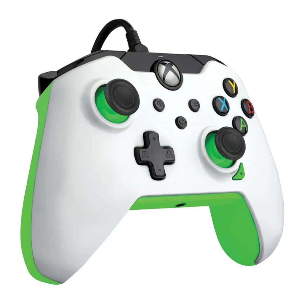 Джойстик XB Series X|S/ XB One/ PC Controller Wired PDP Neon White 012-WG