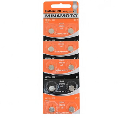 Элемент питания MINAMOTO AG11 (LR721)  BL10 (10/200/1000)