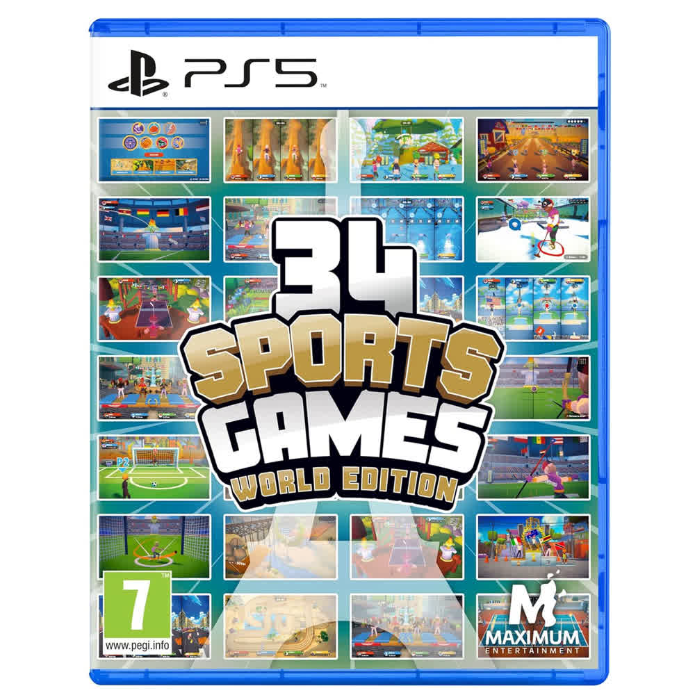34 Sports Games - World Edition [PS5, английская версия]
