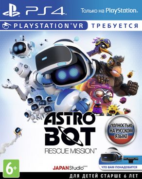 ASTRO BOT Rescue Mission (только для PS VR) [PS4, русская версия]