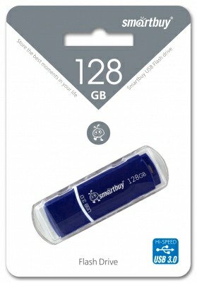 USB 3.0  128GB  Smart Buy  Glossy  темно синий