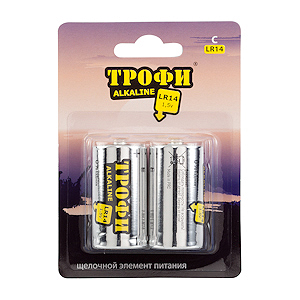 Элемент питания Трофи LR14-2BL ENERGY POWER Alkaline (12/96/6720)