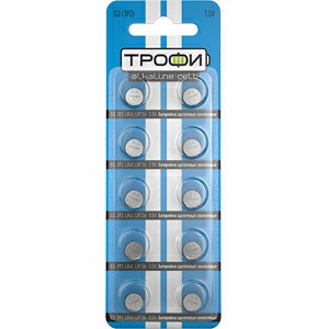 Элемент питания Трофи G03 (392) LR736, LR41 ENERGY POWER Button Cell (200/1600/134400)