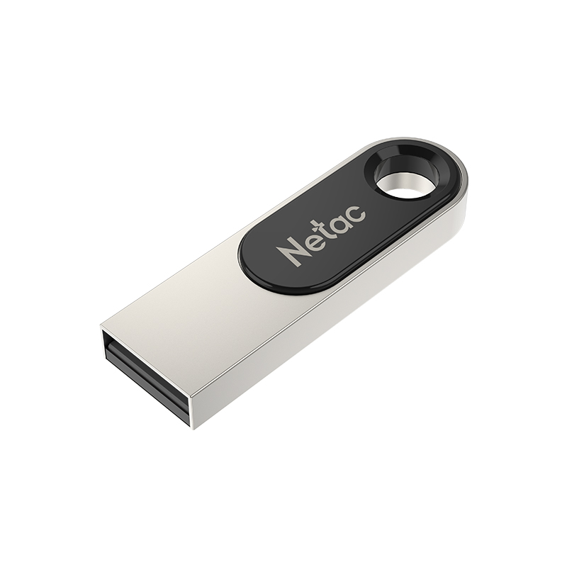 USB  32GB  Netac  U278  чёрный/серебро