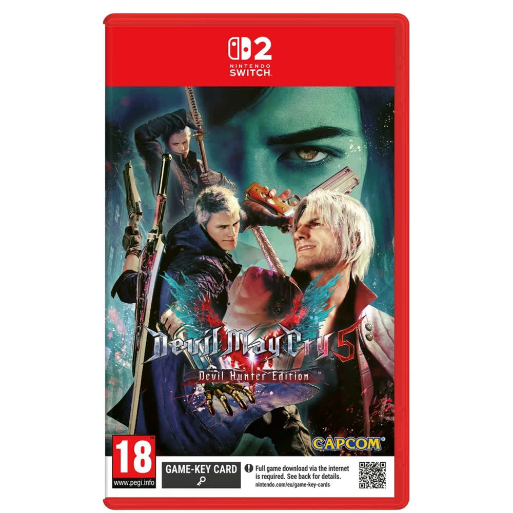 Devil May Cry 5: Devil Hunter Edition (Game-Key Card) [Switch 2, русские субтитры]