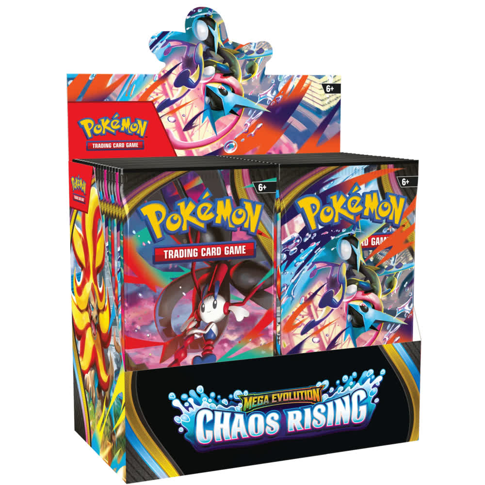 Набор карт Pokémon TCG: Mega Evolution ME04 - Chaos Rising Booster Display Box (36 бустеров)