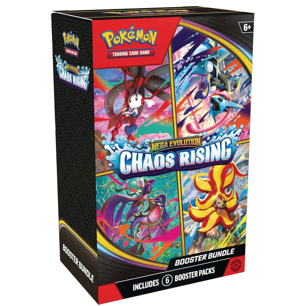Набор карт Pokémon TCG: Mega Evolution ME04 - Chaos Rising Booster Bundle (6 бустеров)