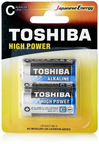 Элемент питания TOSHIBA LR14 2BL 2/card (2/20/120)