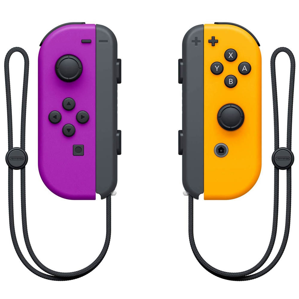 Джойстик N-Switch Joy-Con Neon Purple/Neon Orange (HK ver, пакет)