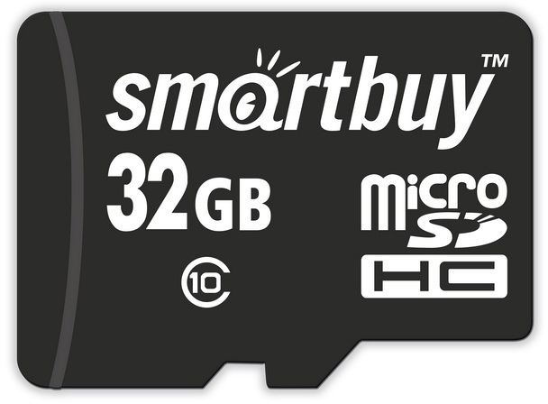 MicroSD  32GB  Smart Buy Class  10 без адаптера