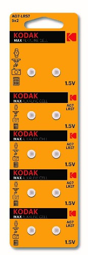 Элемент питания Kodak AG7 (399) LR926, LR57 [KAG7-10]  (10/100/1000)