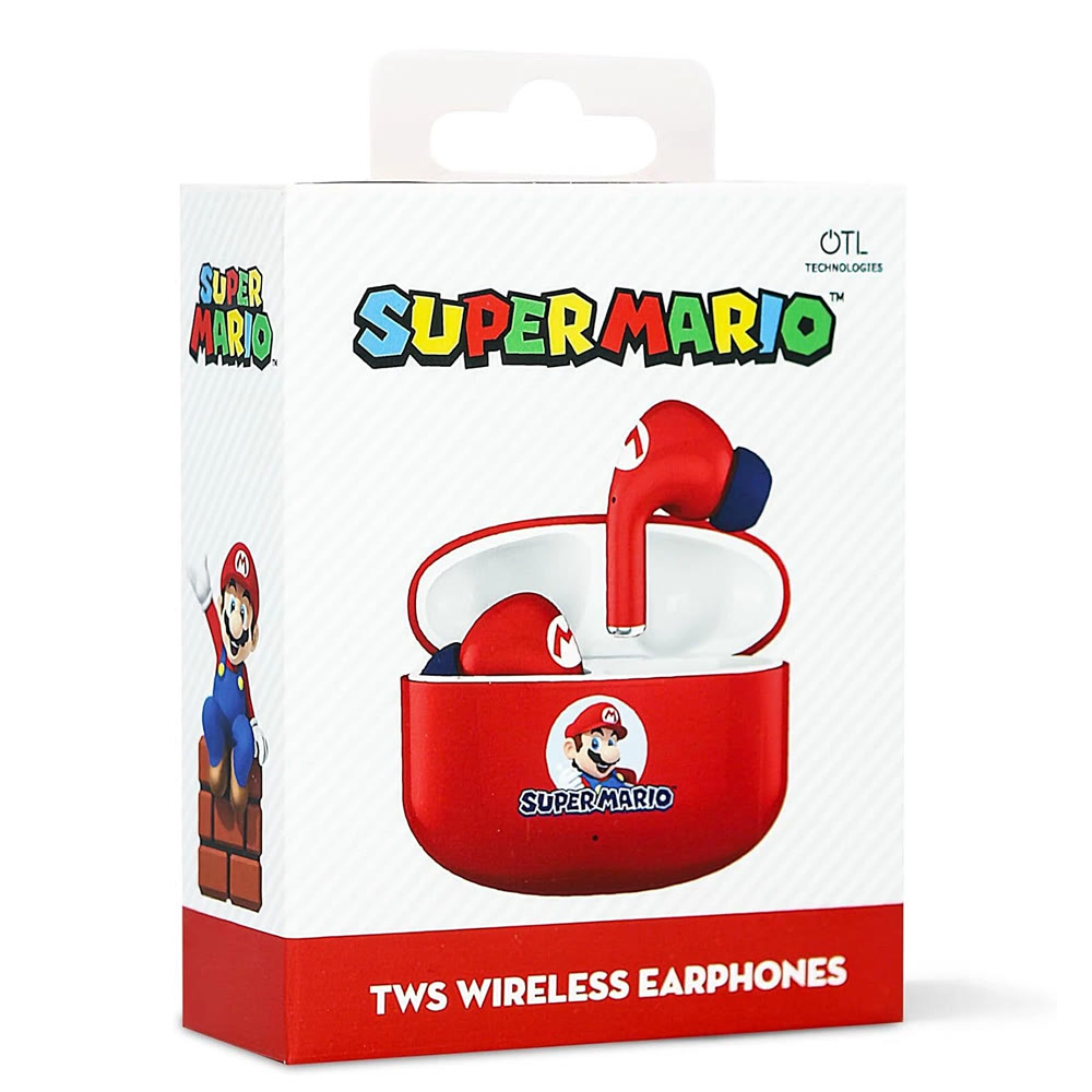 Наушники OTL TWS 2G Super Mario Earpods Red
