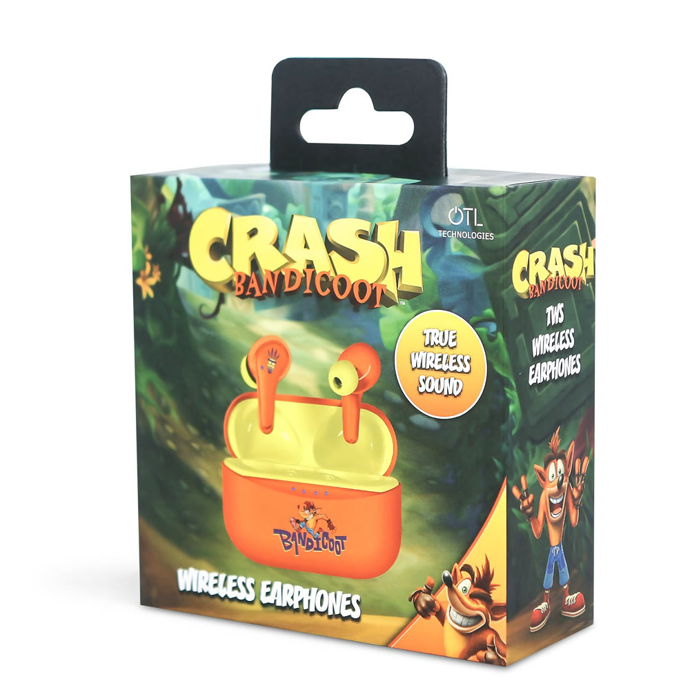 Наушники OTL TWS Crash Bandicoot Earpods Orange