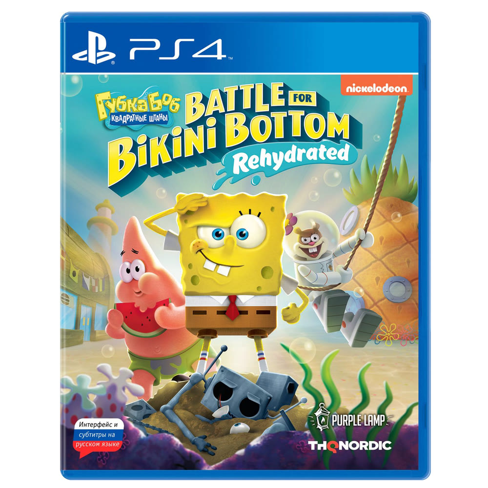 SpongeBob SquarePants: Battle for Bikini Bottom - Rehydrated [PS4, русская версия]