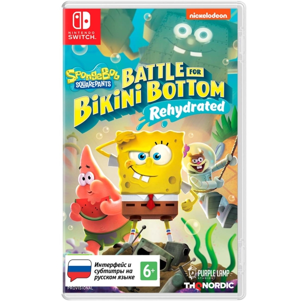 SpongeBob SquarePants: Battle for Bikini Bottom - Rehydrated [Nintendo Switch, русская версия]