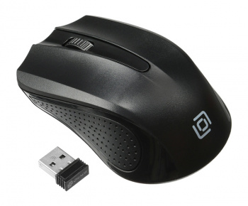 Беспроводная оптическая мышь Oklick 485MW (1200dpi) USB (2but), черный