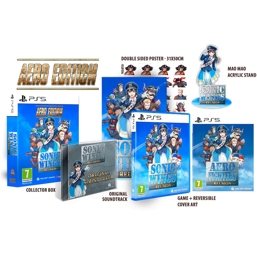 Sonic Wings Reunion - Collector's Aero Edition [PS5, английская версия]
