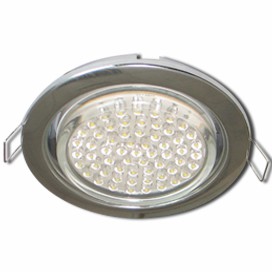 Светильник ECOLA GX53 H4 Downlight встраиваемый без рефлектора хром 38x106 ЦЕНА ЗА УПАКОВКУ!!(10шт в