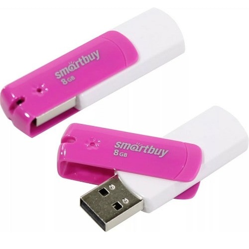 USB  8GB  Smart Buy  Diamond  розовый