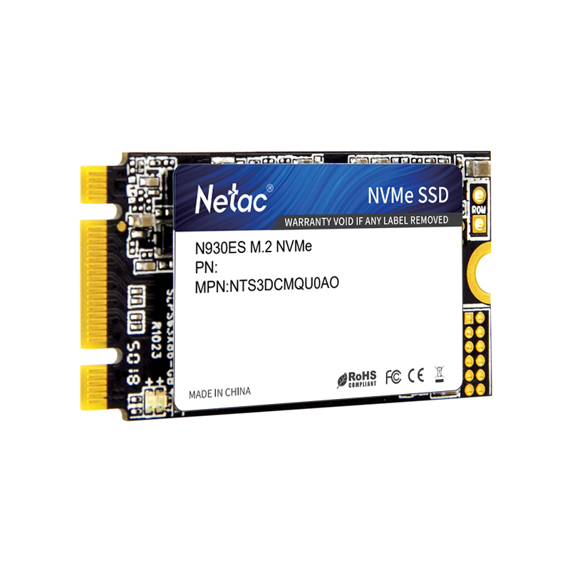 Внутренний SSD  Netac 1TB N930ES, PCIe x4, R/W - 1650/1500 MB/s, (M.2), 2280, TLC 3D NAND