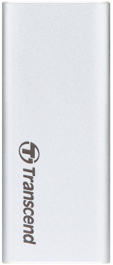 Внешний SSD  Transcend  500 GB  ESD260C  серебро, USB 3.1 (USB 3.1/Type C)