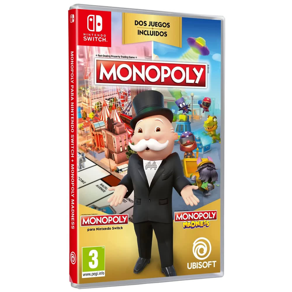 Monopoly + Monopoly Madness [Nintendo Switch, русские субтитры]