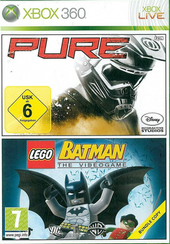 LEGO Batman: The Videogame + Pure (bundle copy) [Xbox 360, английская версия]
