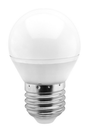 Лампа светодиодная SMARTBUY GL45 5Вт 220V 4000K E27 (глоб, нейтральный свет) (1/10/50)