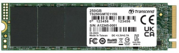 Внутренний SSD  Transcend  250GB  MTE115S, PCIe 3.0 x4, R/W - 3200/1300 MB/s, (M.2), 2280, 3D TLC NA