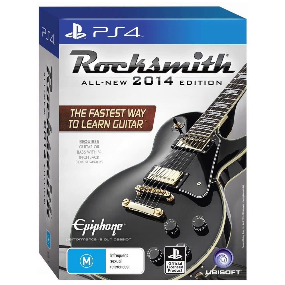 Rocksmith 2014 Edition – Remastered (Игра + Кабель) [PS4, английская версия]