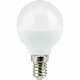 Лампа светодиодная ECOLA globe Premium 7,0W G45 220V E14 4000K шар (композит) 82x45 (10/100)