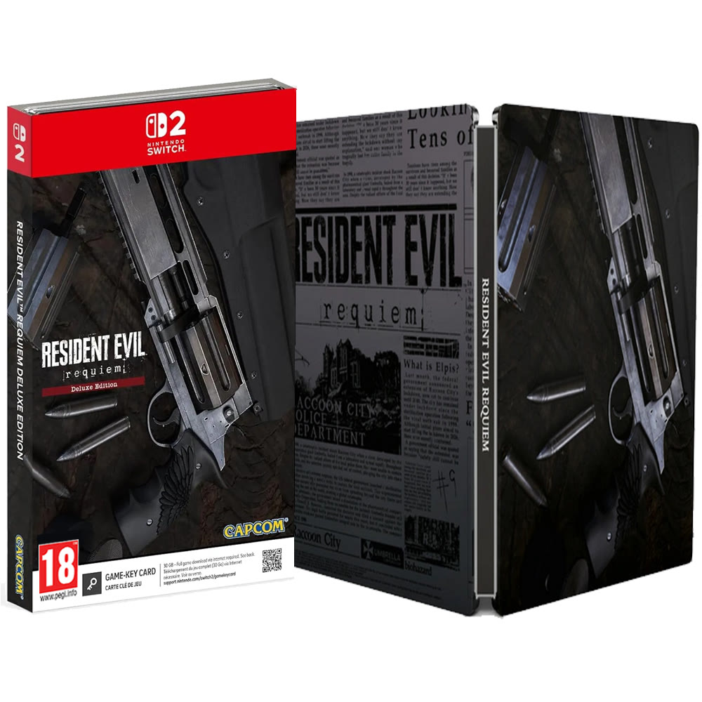 Resident Evil 9: Requiem - Deluxe Edition (Steelbook) (Game-Key Card) [Switch 2, русские субтитры]