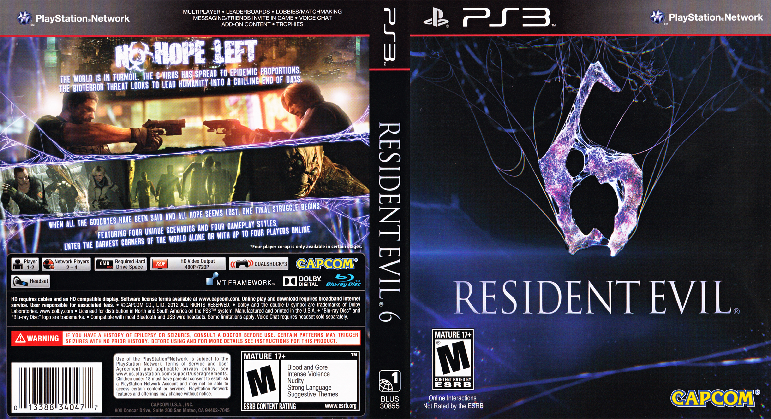 Resident Evil 6 [PS3, русские субтитры]