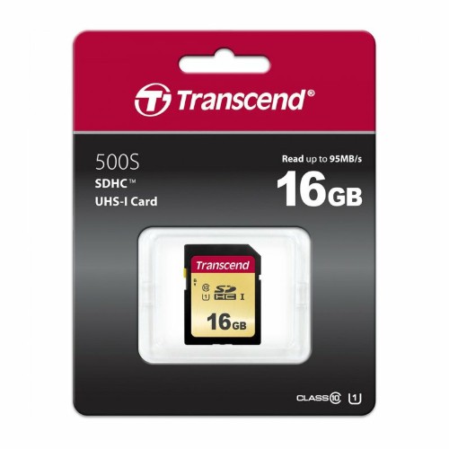 SDHC  16GB  Transcend 500S UHS-I