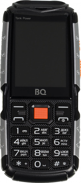 Мобильный телефон  BQ-2430 Tank Power Чёрный+Серебро